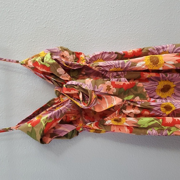 Baltic Born Rosalee Pink and Orange Floral Maxi Dress - Picture 5 of 11